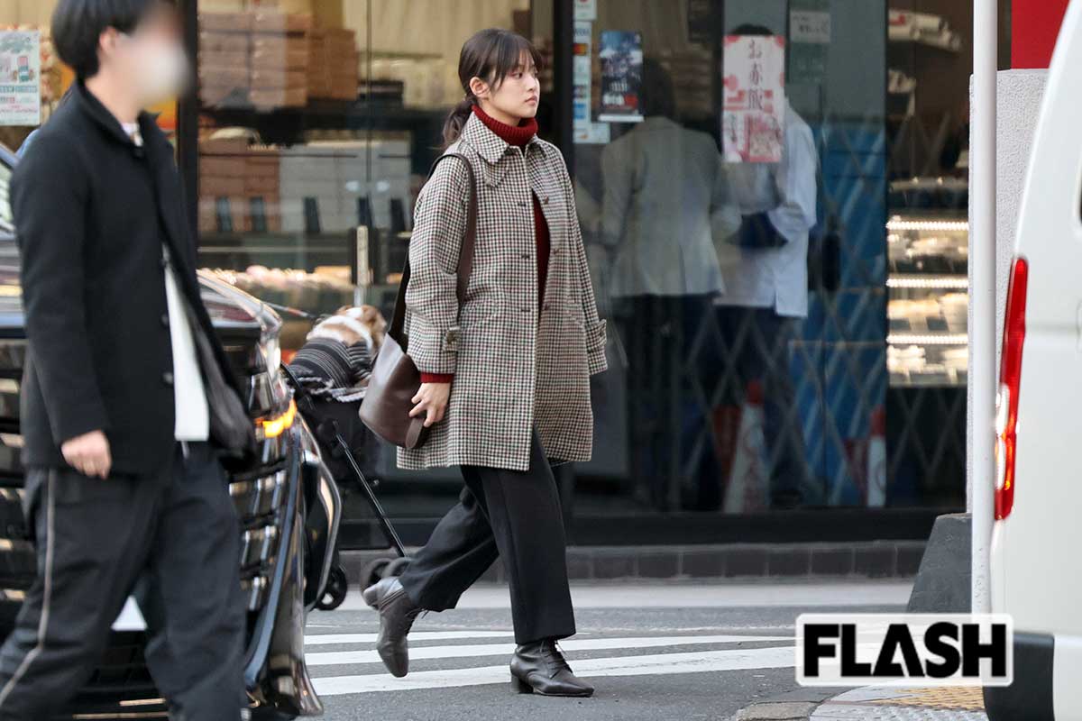  都内で撮影に臨んでいた今田美桜（写真・吉田豊） 