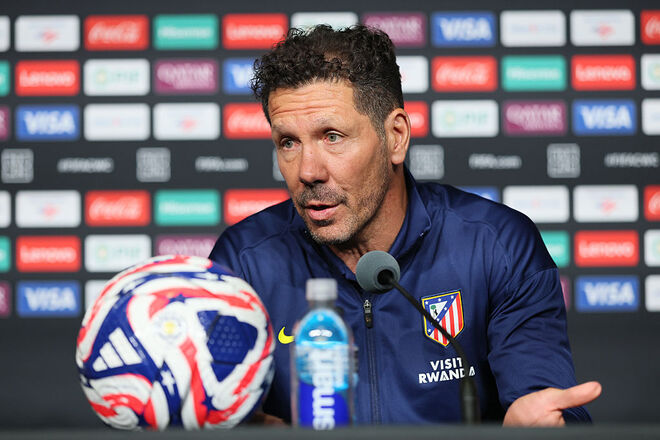 アトレティコを率いるシメオネ監督。(C)Getty Images