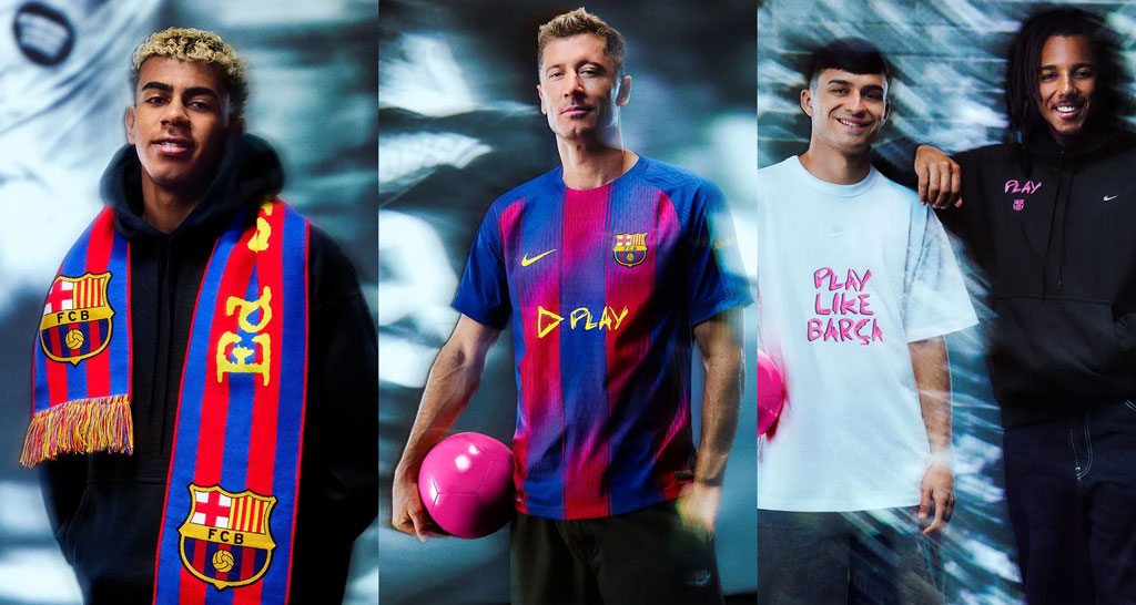 バルセロナが“クラシコ”特別ユニフォームを発表！歌手「エド・シーラン