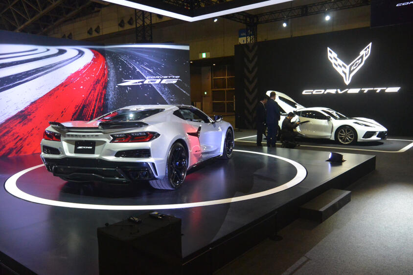 NAエンジンなのに646馬力！　現行コルベット最強のZ06の放つオーラがヤバい【東京オートサロン2026】