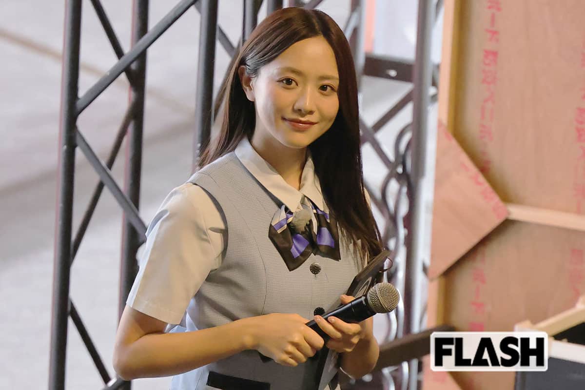  恵比寿ガーデンプレイスに姿を見せた森香澄 