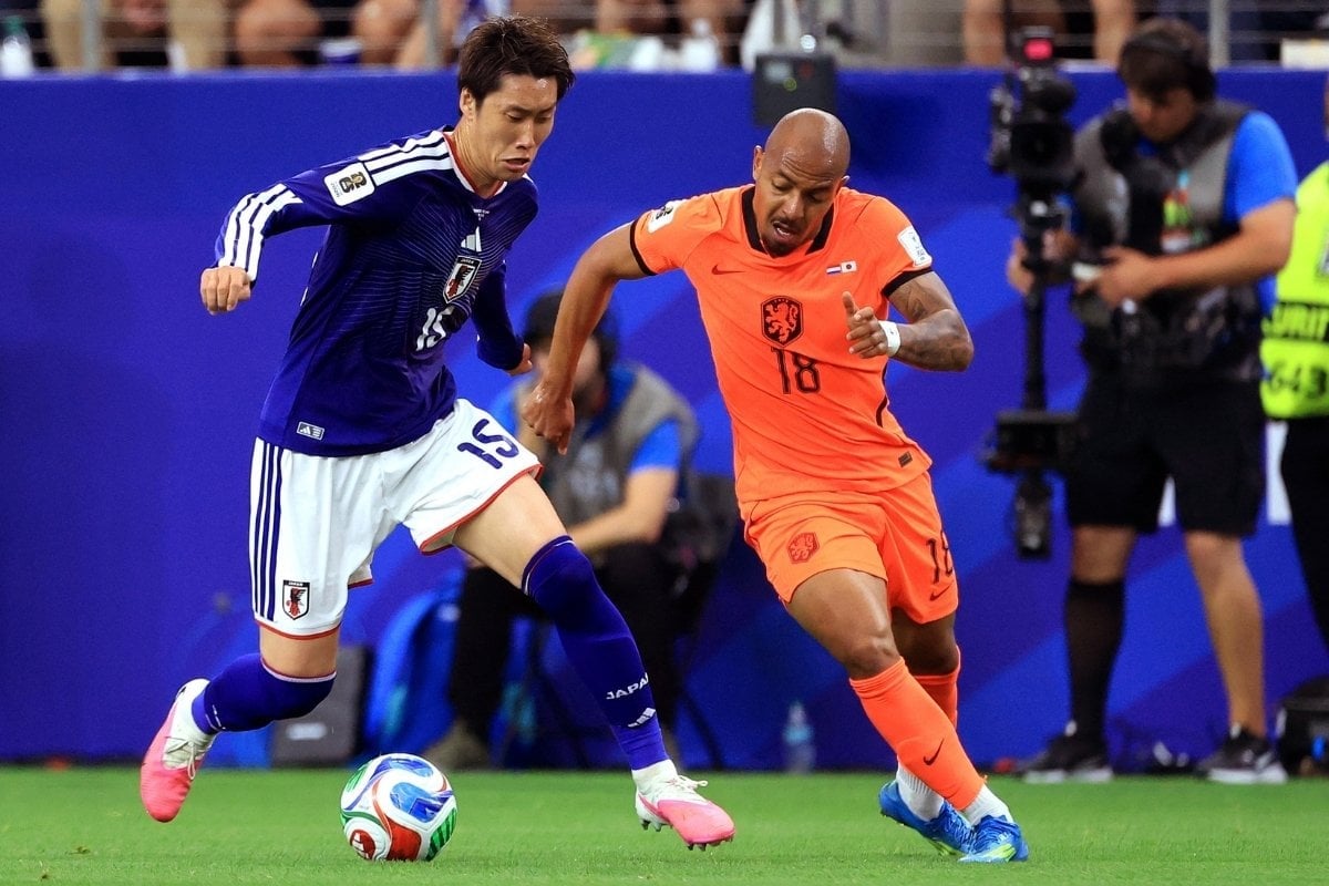 北中米W杯で日本代表と戦ったオランダ代表(C)Getty Images