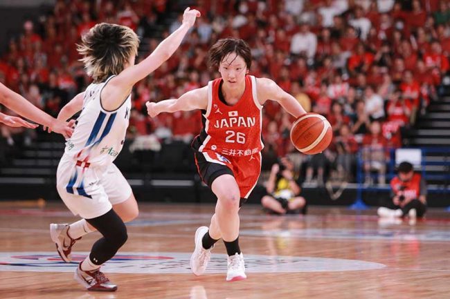 韓国戦で18得点を挙げた田中こころ【写真:羽鳥慶太】