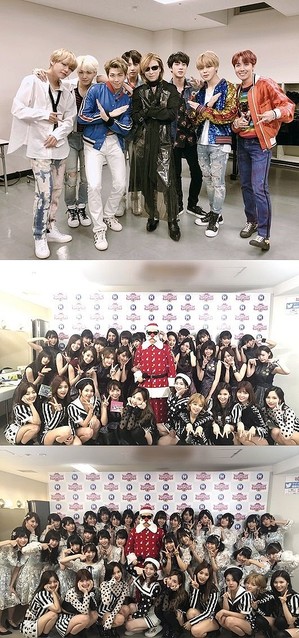 防弾少年団 Twice Mステ 出演が大反響 Akb48 乃木坂46 X Japanのyoshikiらとの記念写真が話題 ライブドアニュース