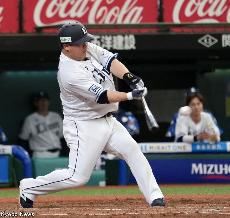 中村剛也 (C)Kyodo News