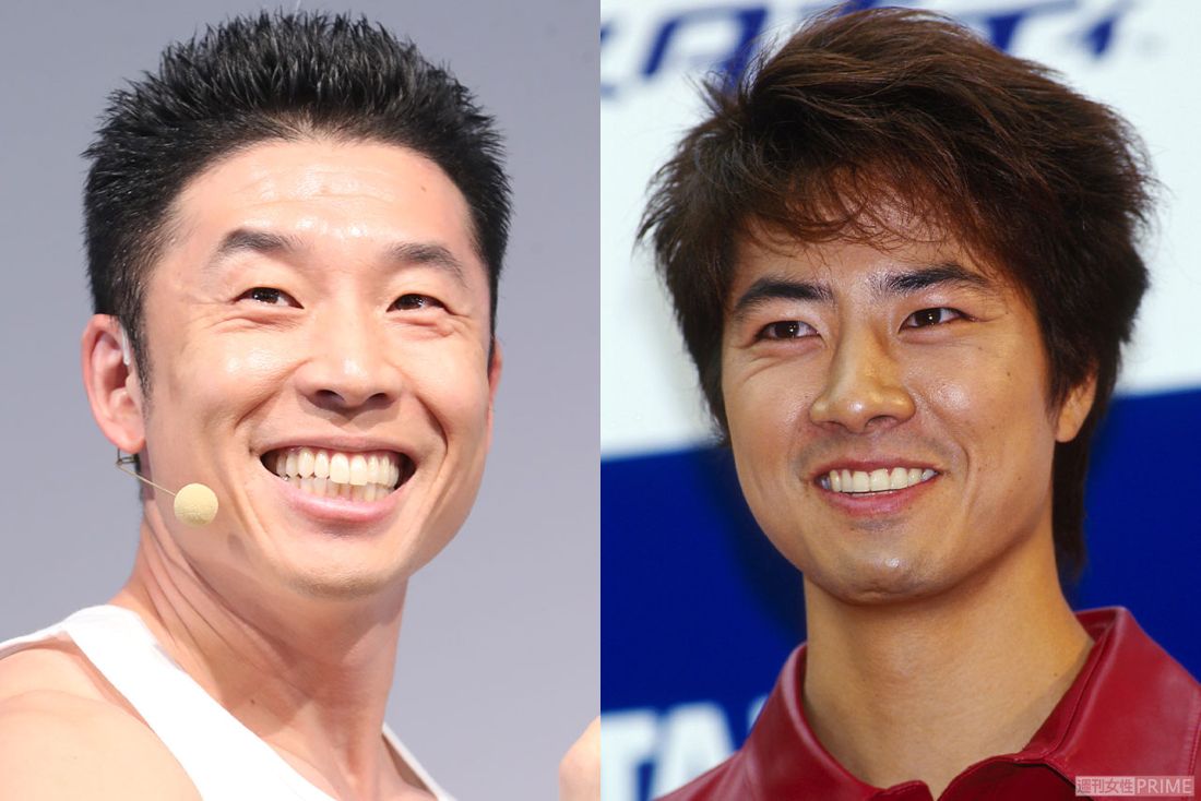 なかやまきんに君（左）とケイン・コスギ