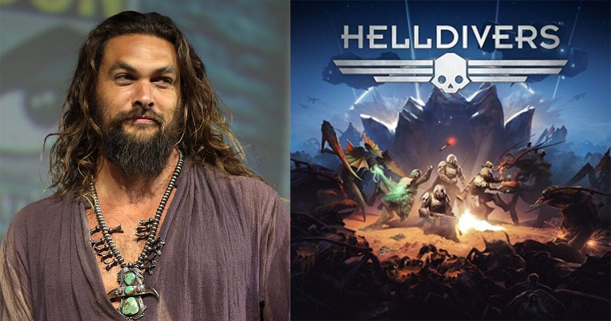 Jason Momoa by Gage Skidmore from Peoria, AZ, United States of America, CC BY-SA 2.0 <https://creativecommons.org/licenses/by-sa/2.0>, via Wikimedia Commons | Helldivers 