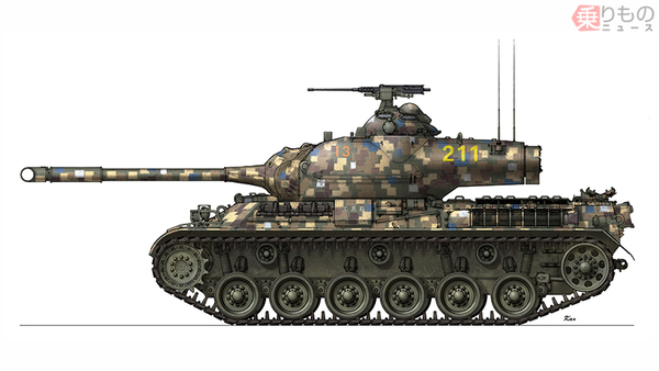 早すぎたデジタル迷彩!? 七色の61式戦車が誕生したワケを“生みの親”に