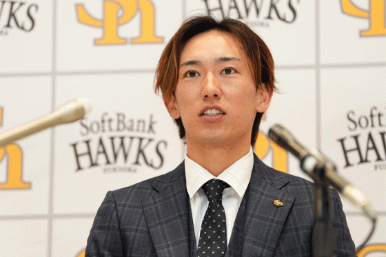 ソフトバンク・大津亮介(2024年撮影)【写真:冨田成美】