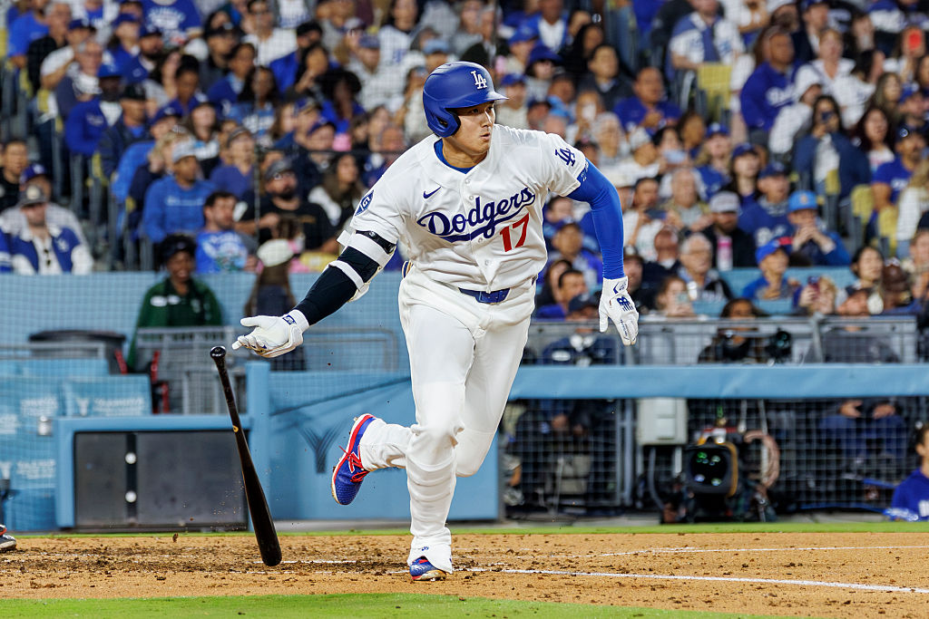 決勝打を放ったドジャース・大谷翔平(写真=Getty Images)