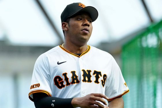 モンテレイ・サルタンズと契約したオコエ瑠偉（巨人時代）【写真：矢口亨】