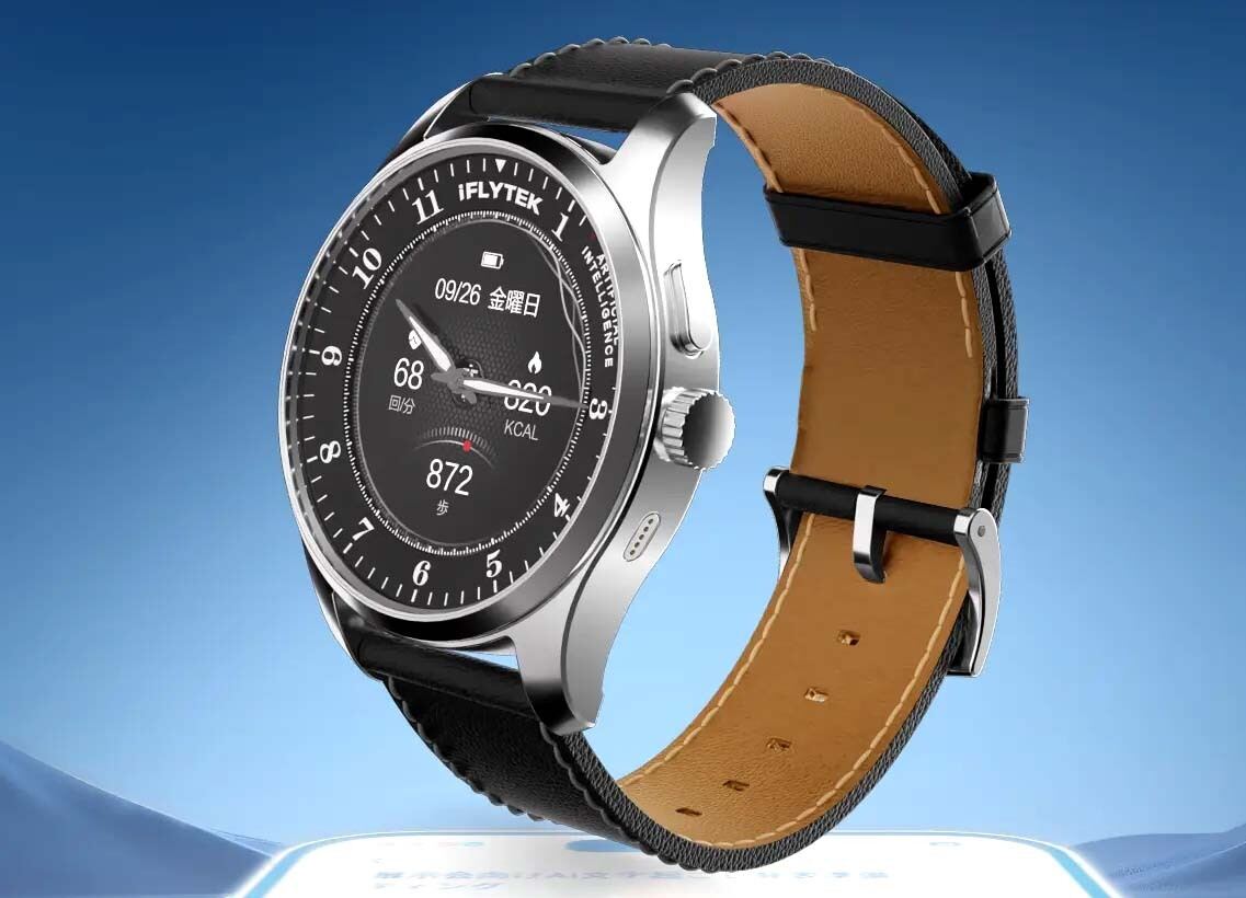 AIボイスレコーダーに腕時計型の「iFLYTEK AIWATCH」登場 外観は