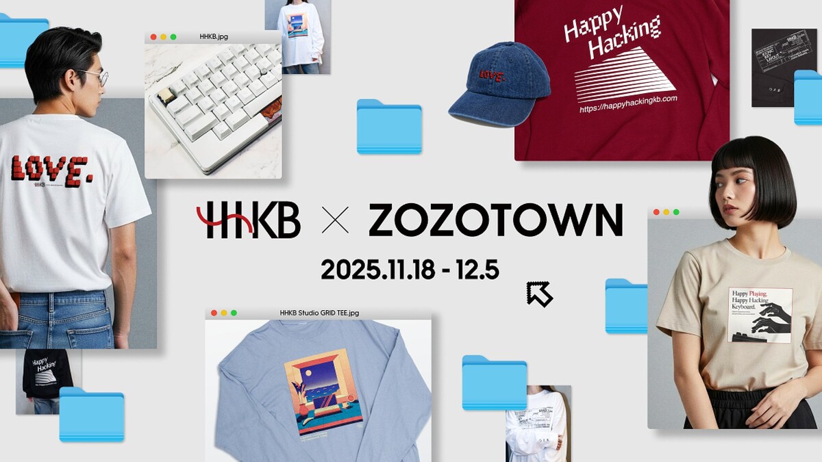 ZOZOTOWN�����Happy Hacking Keyboard��HHKB�ˤȤΥ���ܥ��ѥ����6����11��18������������䳫�ϡ����󥸥˥����ץ������ー�˰������HHKB�Υߥ˥ޥ�����ؤ�ե��å�����ž���������̥��쥯�����IT�������ー�ȥե��å�����ͻ�礷������ー��ー�ɥե���ɬ���θ��ꥳ�쥯�����