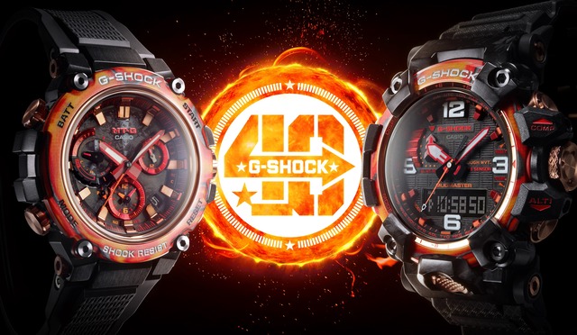 �߸�γ�Ҥ��Ѥ������إޡ��֥�٥�������ۥե쥢��ɽ������G-SHOCK������40��ǯ��ǰ��ǥ�����ơ�Flare Red��
