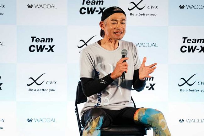 CW-Xとのイベントに登壇したイチロー氏【写真:中戸川知世】