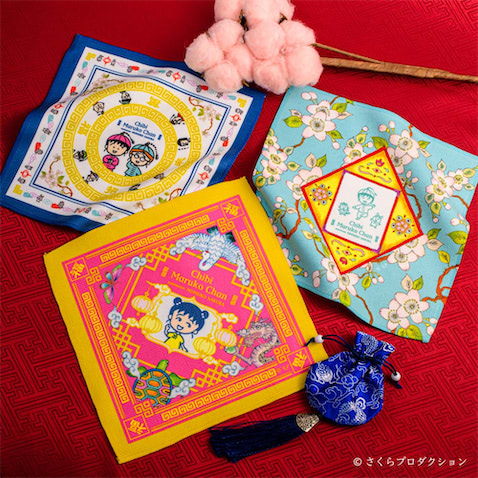 【ちびまる子ちゃん】横濱おみやげハンカチがケンエレスタンド横浜赤レンガ倉庫点に登場！