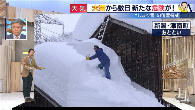 大雪が収まった後に新たな危険が 車がへこむ 象2頭分 の落雪 デコボコ路面の凍結 ライブドアニュース