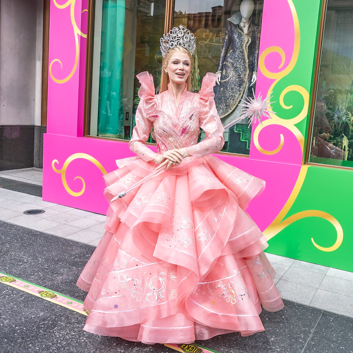 【ナムコ限定】ウィキッド ふたりの魔女　 ハンドミラー 全4種セット グリンダとエルファバたちの限定景品！ナムコ『ウィキッド