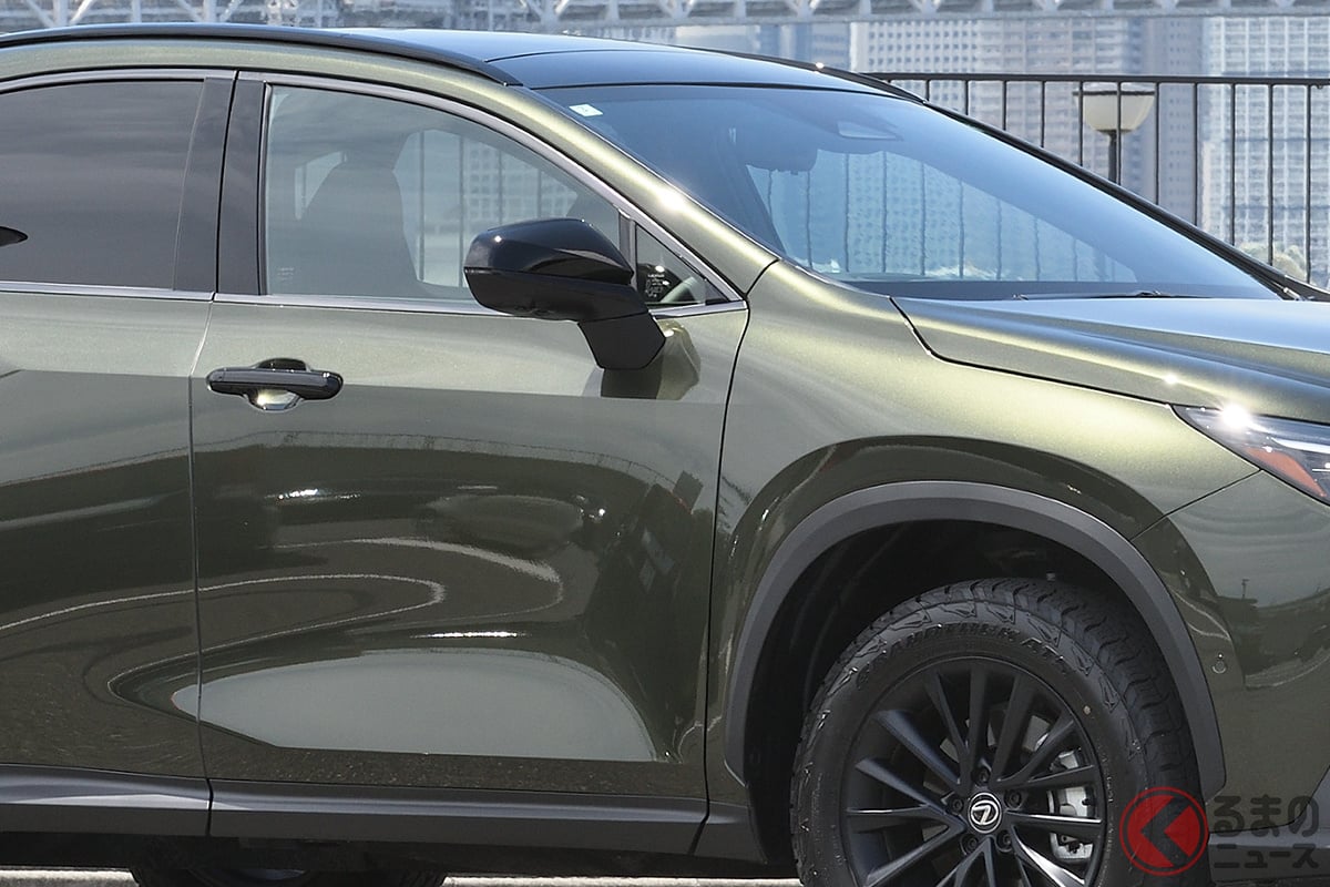 電気式/電磁式ドア(eラッチ)が搭載されているレクサス「NX オーバートレイル」(参考画像)