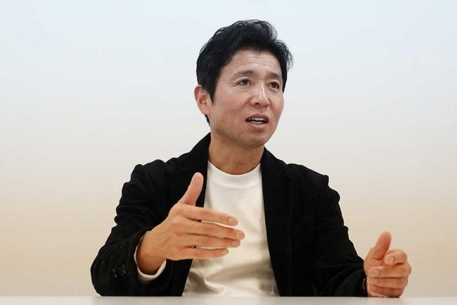 新興校として新入生獲得の難しさを明かした櫛部静二監督。ブランド力に負けない魅力を作りたいと語った【写真:編集部】