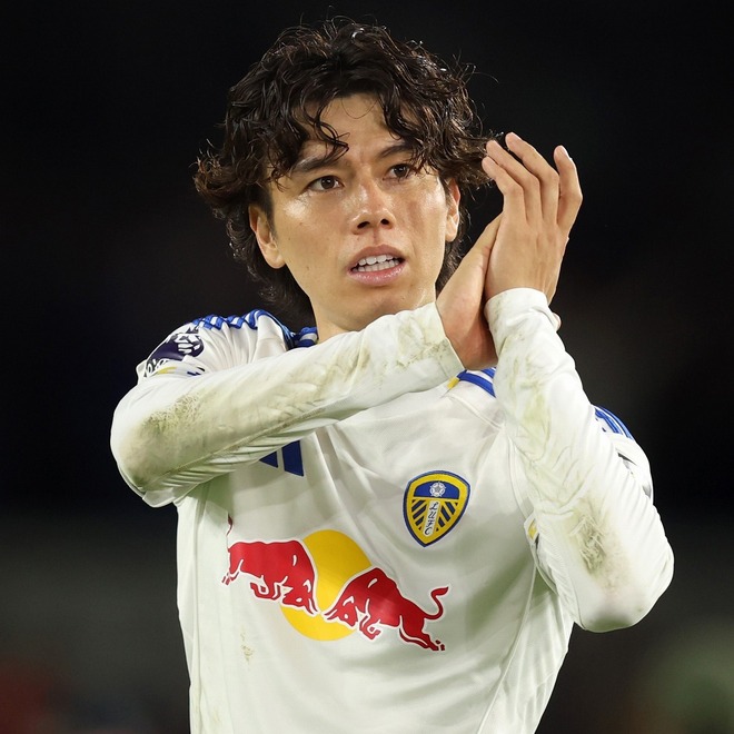 リーズのMF田中がプレミア開幕節エバートン戦のPOTMに選ばれた。(C)Getty Images