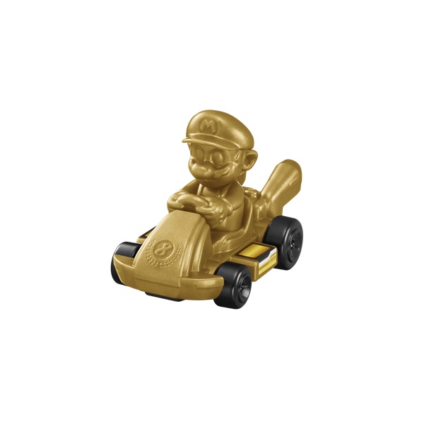 マックのおもちゃに「マリオカート」登場！ゴールドマリオやピンク