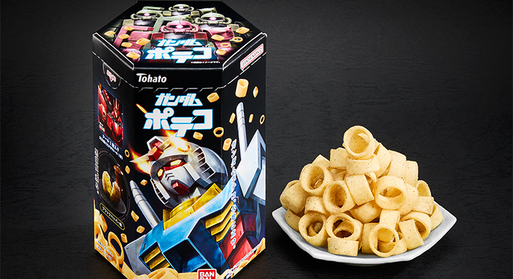 ポテコとガンダムがコラボ！オリジナルシール付の「ガンダムポテコ」が