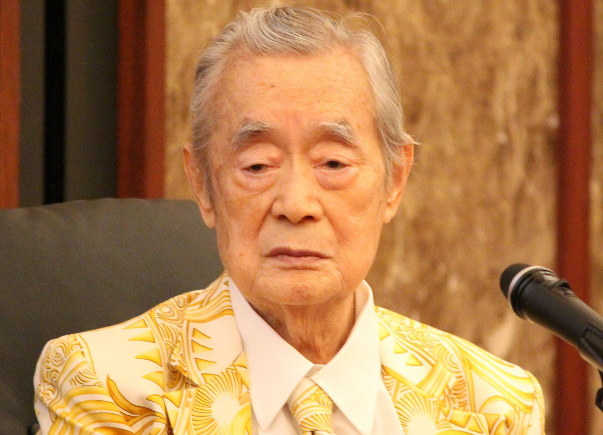 ドクター・中松氏＝２０２５年６月