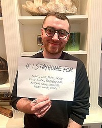 ���ࡦ���ߥ��֥��ƥ��ۡ���פθƤӤ�����ʲ����ϡ�Sam Smith��2020ǯ3��21����Instagram��Thank you beautiful ��eltonjohn for my nomination.�ס٤Υ����꡼�󥷥�åȡ�