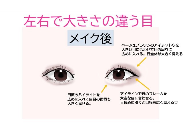 左右が揃っているだけで美人見え プロが教える 左右差解消アイメイク Peachy ピーチィ ライブドアニュース