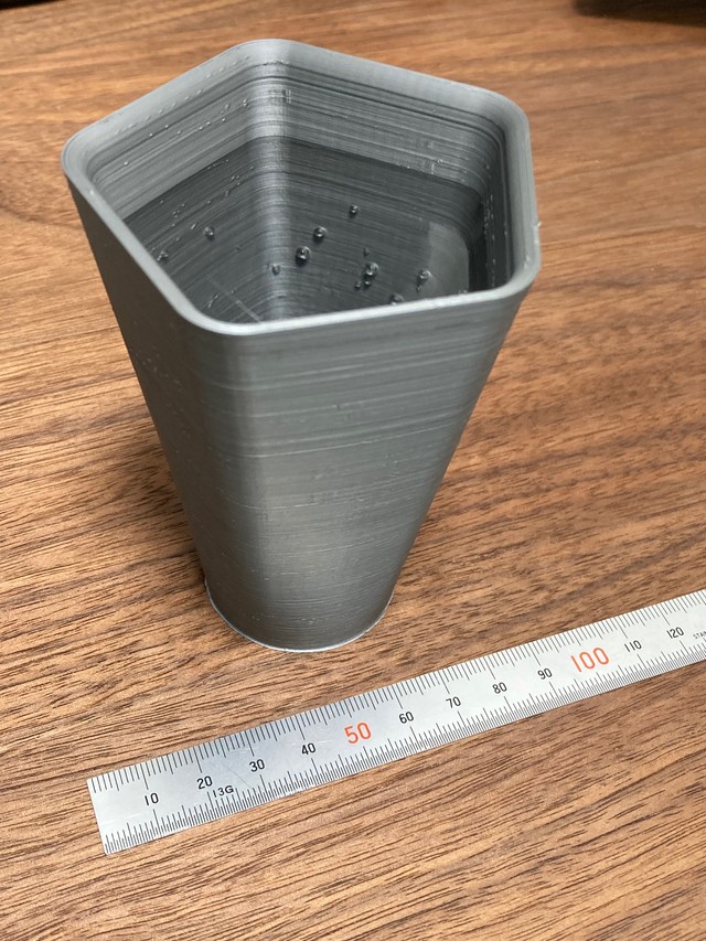 3Dプリンタは飲食用の造形には向かない？（しぶちょーさん提供）