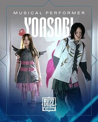 
          YOASOBI��������κ�ŵ��BlizzCon 2026�פ˽б���ꡣ�ǿ��ʡ֥��ꥪ��פǡ֥����С������å��פȥ����
        