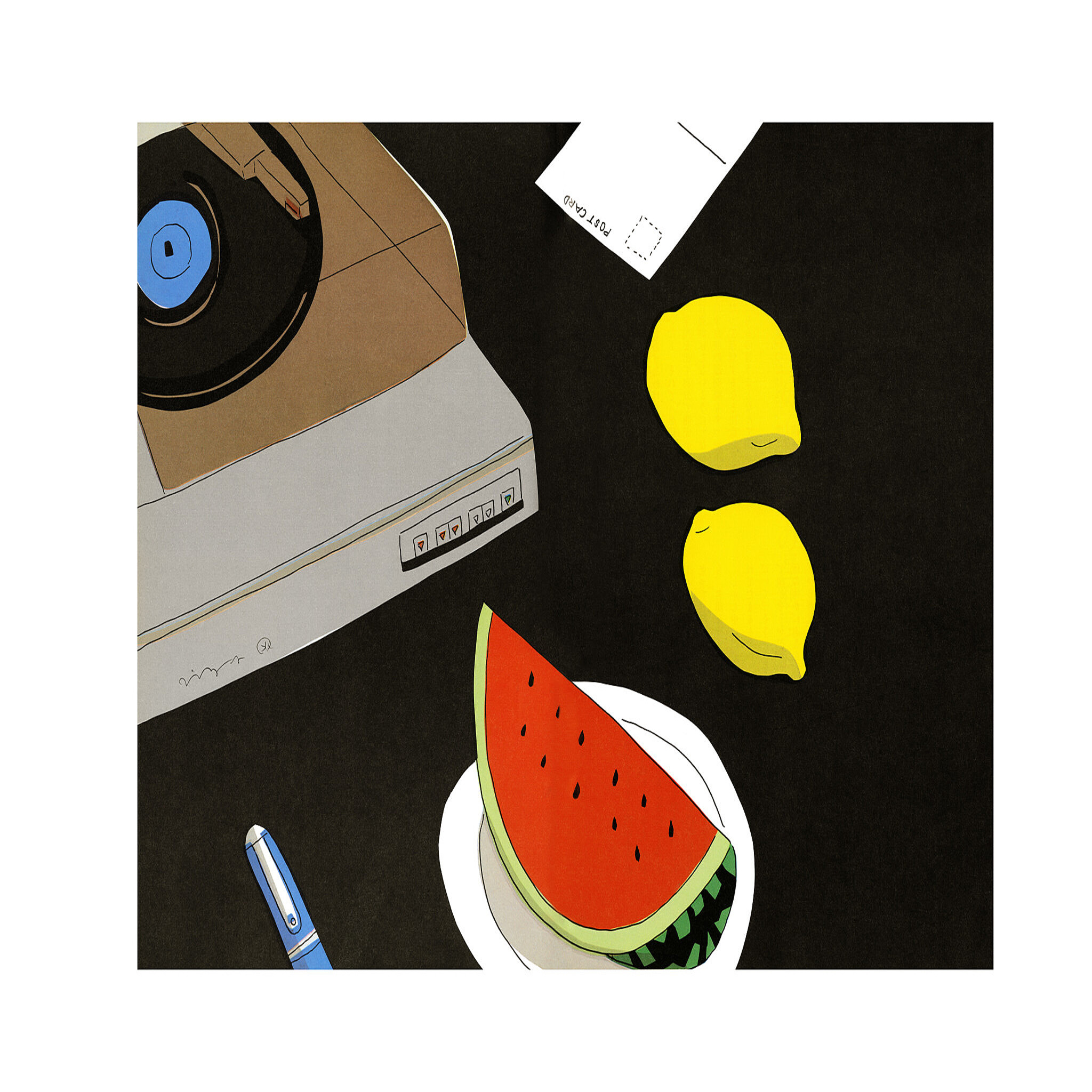 安西水丸さんの版画展 ランゲルハンス島の午後 からが開催中です Peachy ライブドアニュース