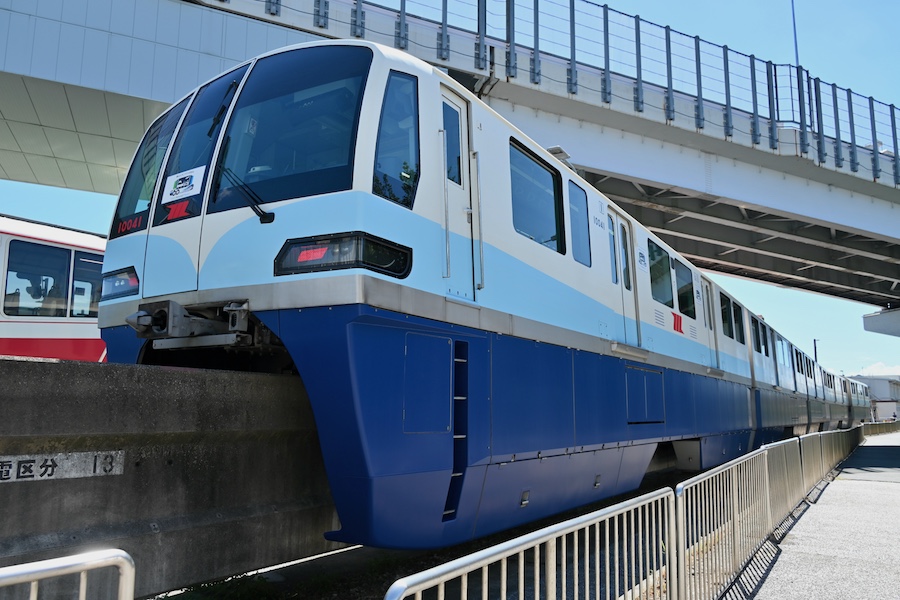 東京モノレール、開業60周年 10000形で当時の塗装再現 - ライブドア