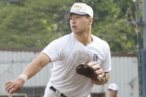 浦和学院時代の藤井健翔【写真：磯田健太郎】