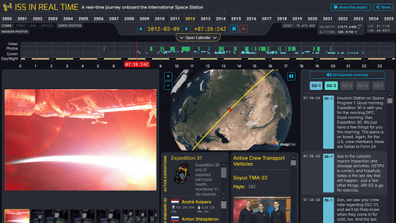 ISSの宇宙飛行士滞在25周年を記念 過去25年間の船内記録を振り返るサイト