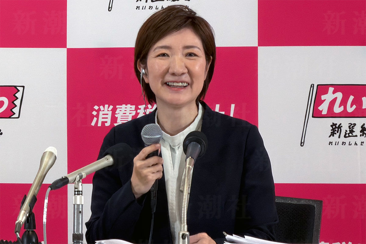 衆院選投開票日のれいわ新選組・大石晃子代表「自虐ネタ」で爆笑も