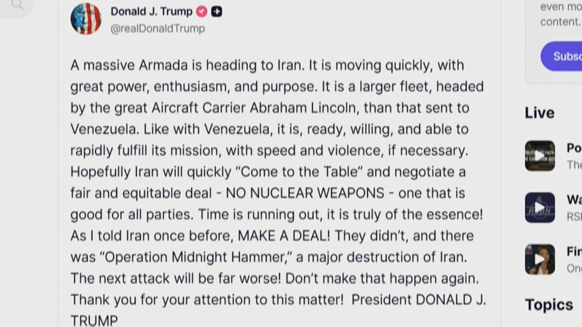 イランに大規模攻撃の可能性 米