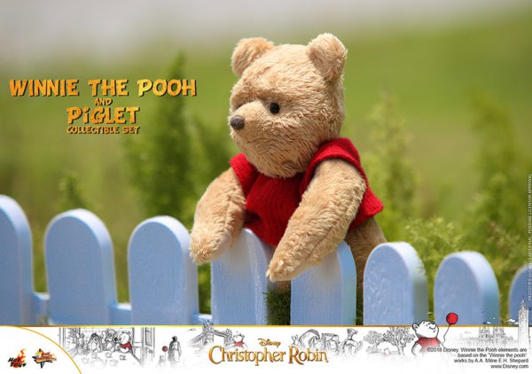 ホットトイズ プーさんと大人になった僕 公開記念ぬいぐるみ ムービー