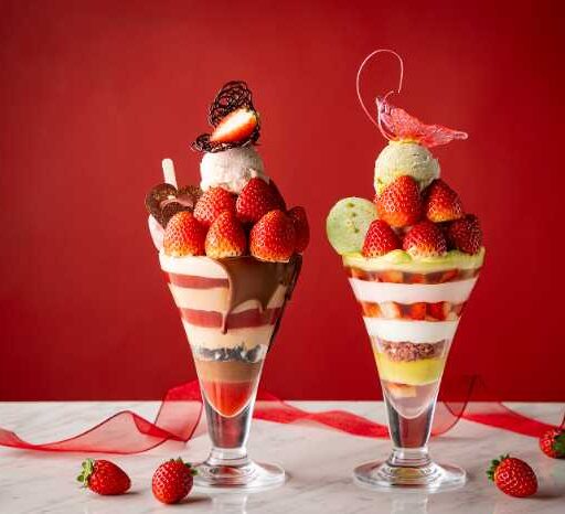 ストリングスホテル東京の冬いちごパフェ登場