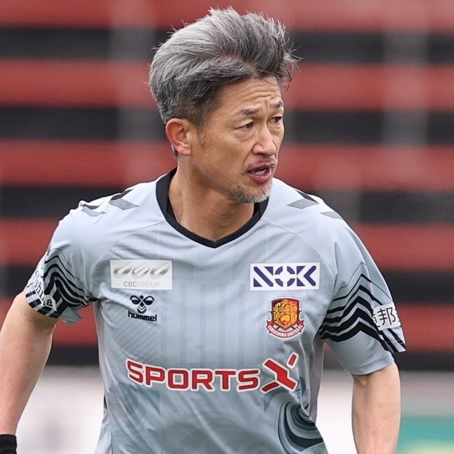 シーズンのラストマッチで久々に先発したカズ。写真:永島裕基