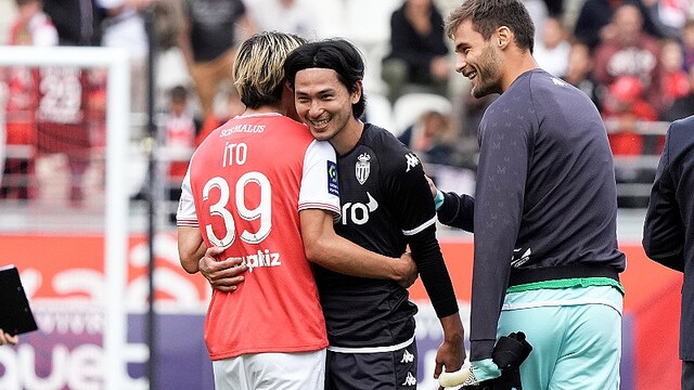 直筆サイン入り]asモナコ 22-23 南野拓実 ホームユニフォーム 即発送