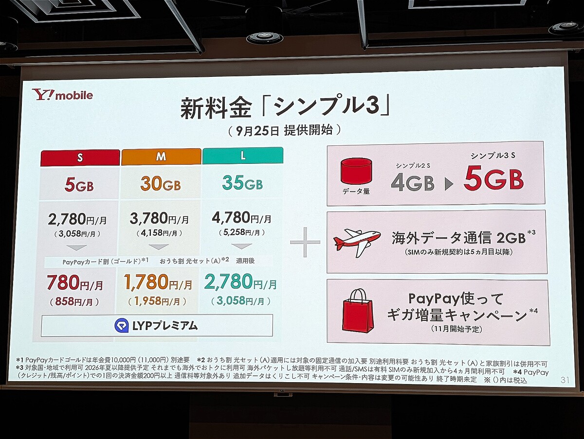 ソフトバンクが新料金プランを発表 割引を拡充、9月25日から
