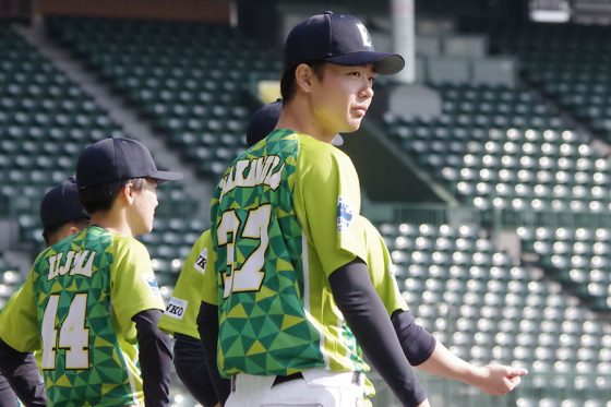 愛知大・中村謙太【写真：喜岡桜】