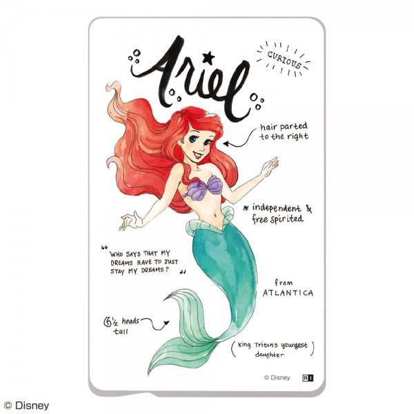 フェミニンな水彩タッチのプリンセスたち イングレム ディズニー Icカードステッカー ライブドアニュース