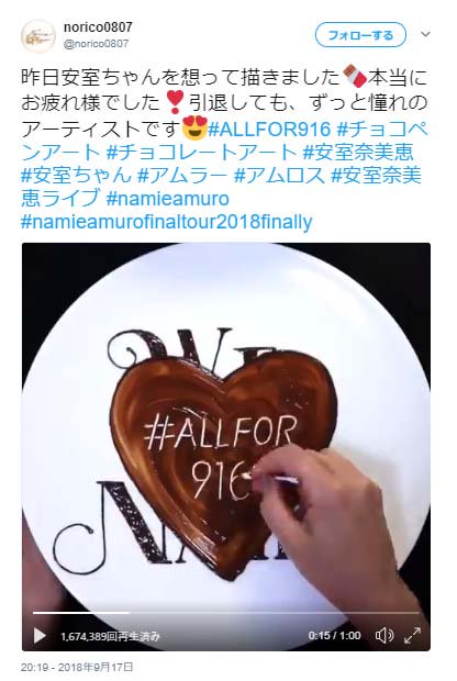 安室奈美恵さんを描いたチョコアートに称賛 愛が溢れる作品だ ライブドアニュース 安室奈美恵さんを描いたチョコアートに称賛 愛が溢れる作品だ ライブドアニュース