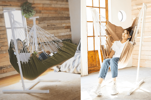 ストライプ コットン ハンモック アンバー 9bcb3141f80928f0b7f1eac0514037