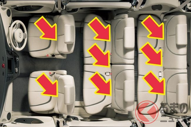 マツダ斬新「“3列8人乗り”ミニバン」に注目! 両側に「電動スライドドア」標準装備&アレンジ豊富な「めちゃ広ッ室内空間」採用! 今なら“100万円以下”で買える「ビアンテ」とは?