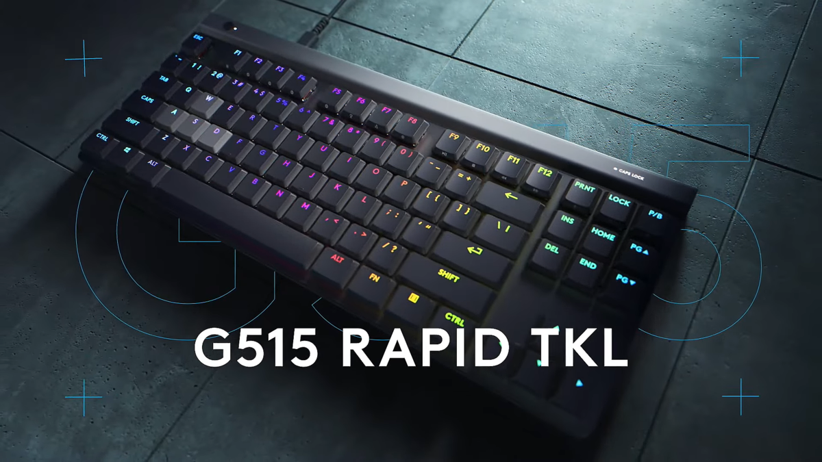 Logitech G����Υ�ー�ץ��ե�����ߥ�ԥåɥȥꥬー�б���ー�ߥ󥰥�ー��ー�ɡ�G515 RAPID TKL��ȯɽ��