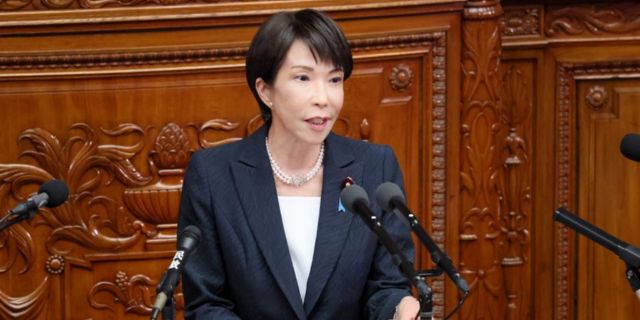 施政方針演説する高市内閣総理大臣（首相官邸ホームページより）